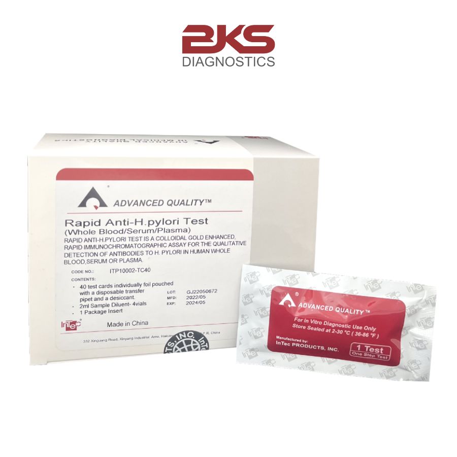 Test nhanh chuẩn đoán Viêm Dạ Dày H.pylori Intec
