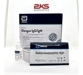 Test nhanh chuẩn đoán kháng thể sốt xuất huyết Bioline Dengue IgG/IgM Abbott