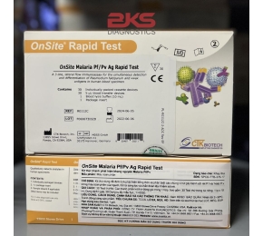 Test nhanh Sốt Rét (OnSite Malaria Pf/Pv Ag Rapid Test)